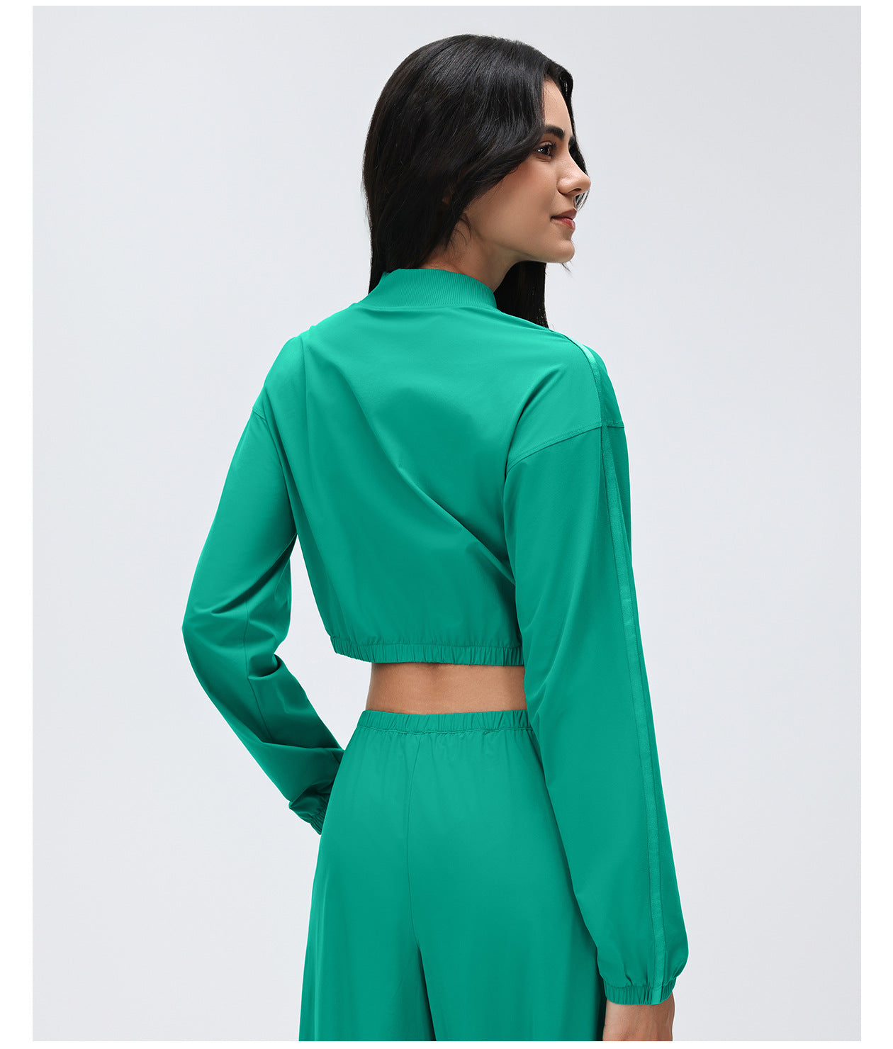Waist Hollow Out Cutout out Short Coat for Women Spring Summer Solid Color Lightweight Breathable Casual Fitness Coat