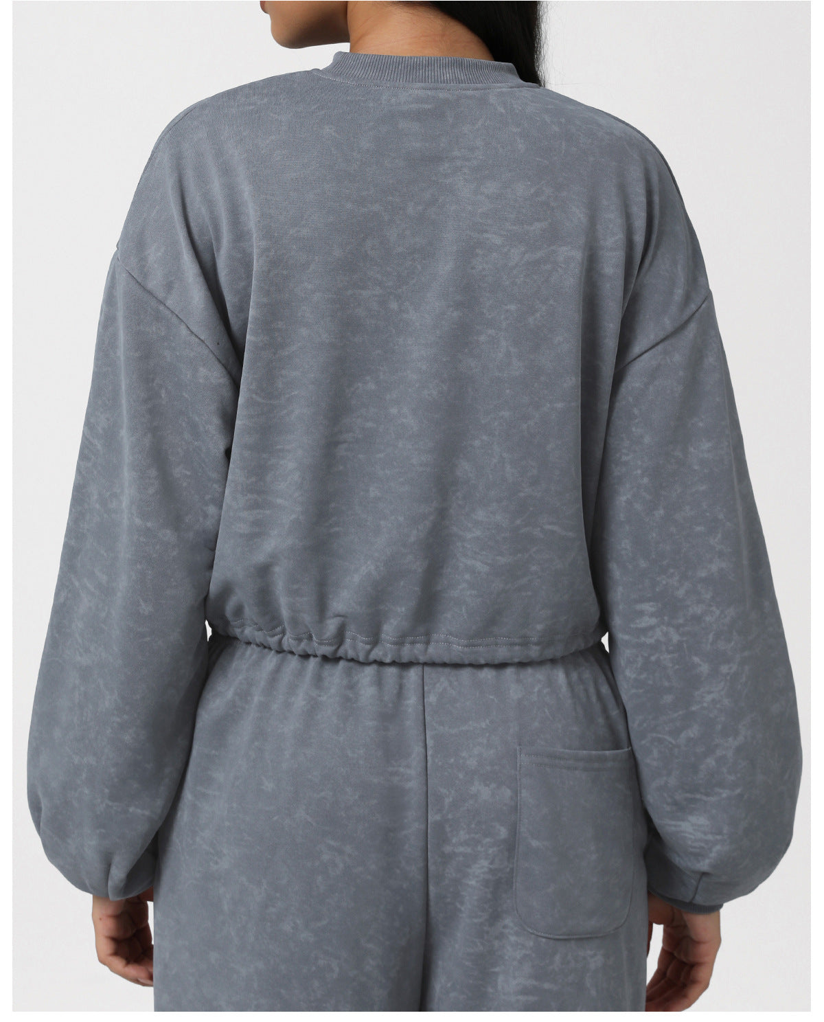 Loose Stylish Long Sleeves Yoga Sweater round Neck Sports Casual Autumn Winter Coat Printed Fitness Pullover