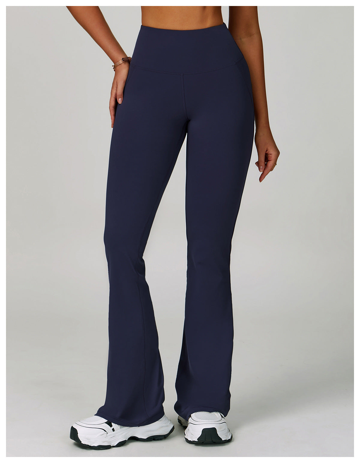 Sports Trousers High Waist Hip Lift Wide Leg Outerwear Bell Bottom Pants Running Sports Casual Flared Pants Bell-Bottom Pants