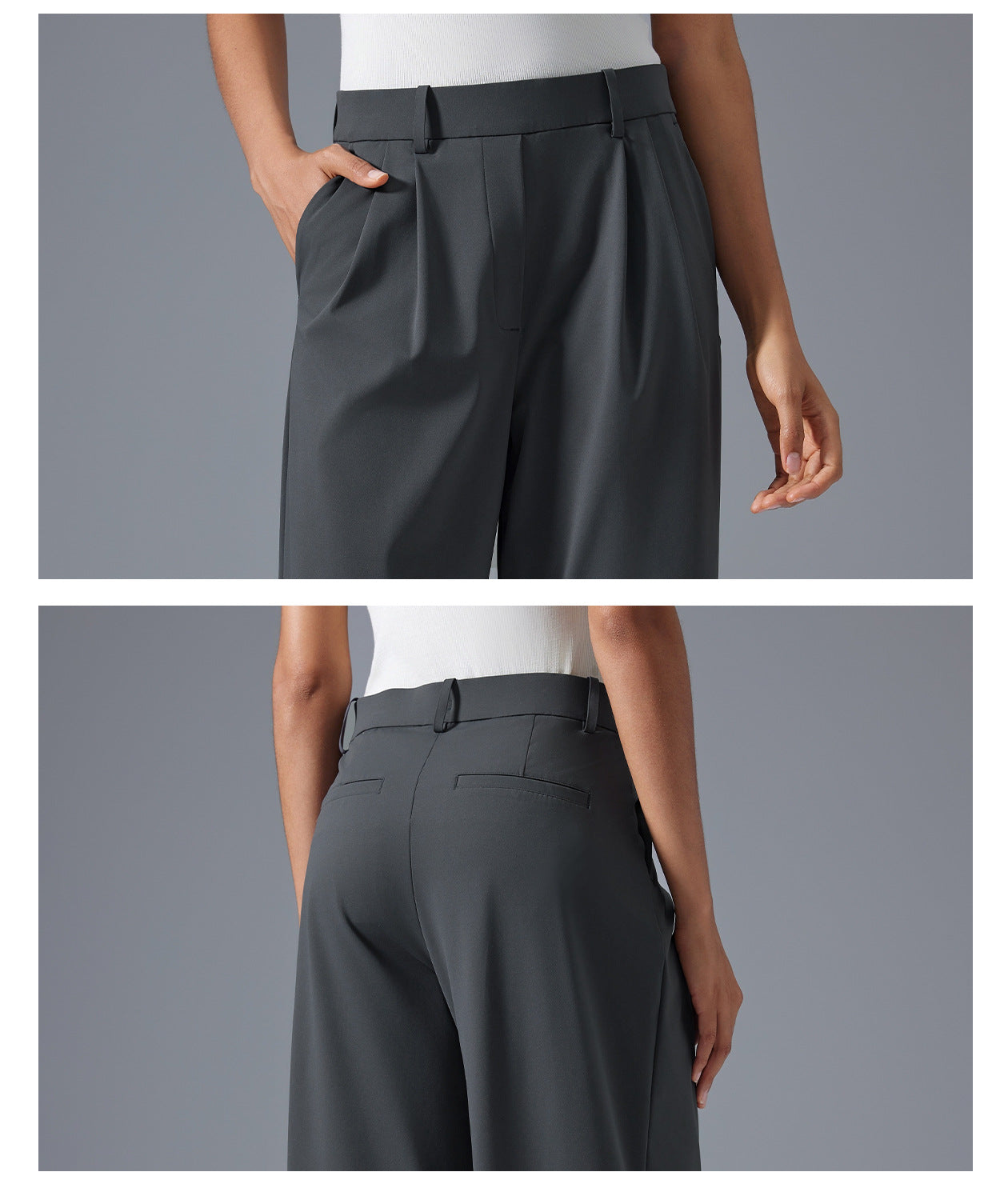 High Waist Drooping Sports Casual Pants Women Loose Slimming All Matching Wide Leg Pants Quick Drying Breathable Straight Trousers
