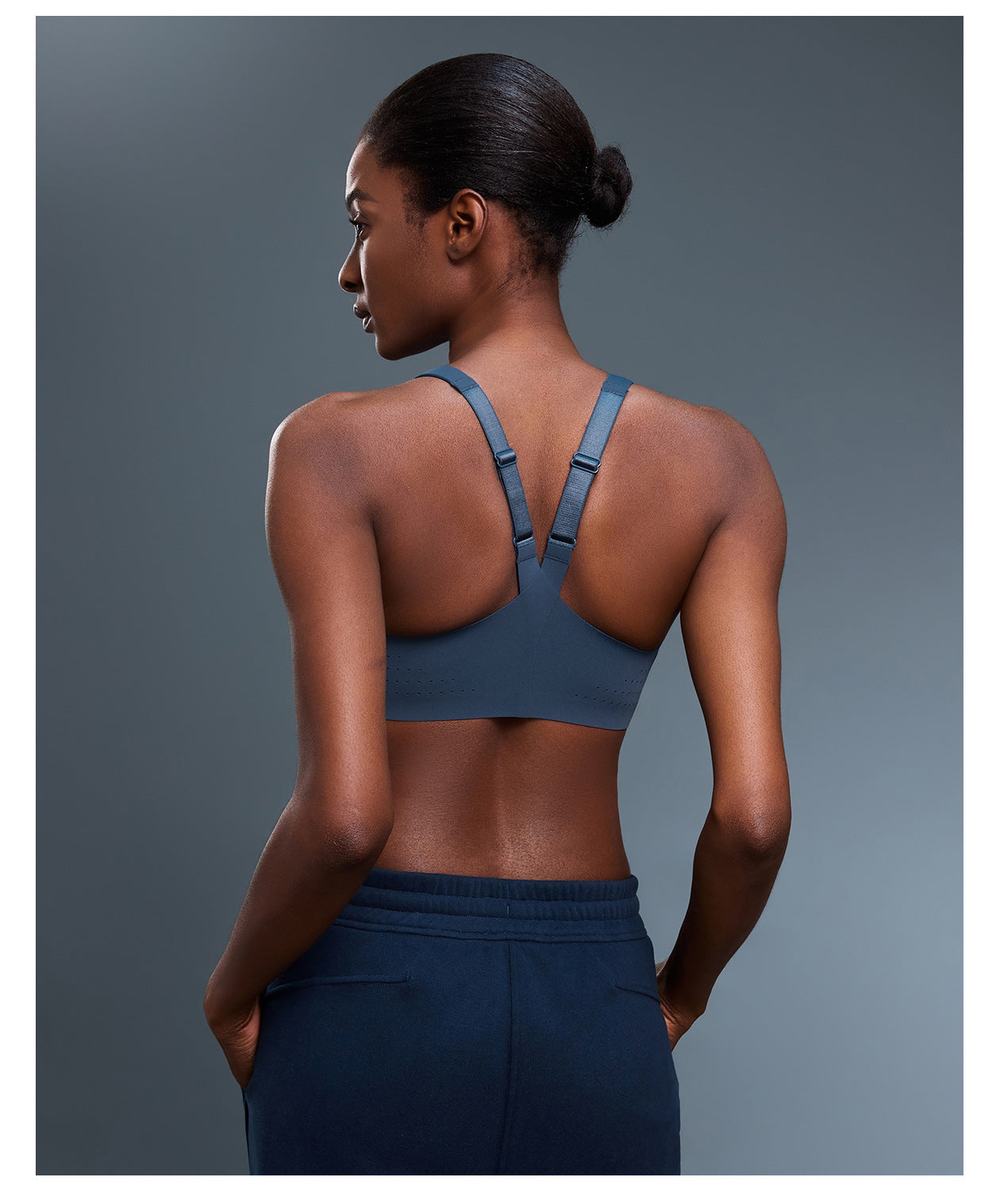 Front Zipper High Strength Sports Underwear for Women One Piece Cup Shockproof Push up Yoga Bra Adjustable Shoulder Strap