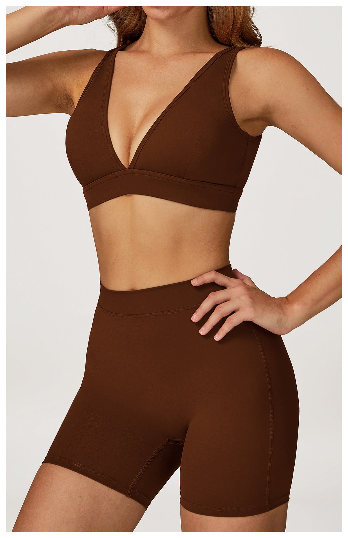 Brushed Yoga Bra Generous Beauty Back Quick Drying Sports Underwear High Sense Sports Running Fitness Clothes