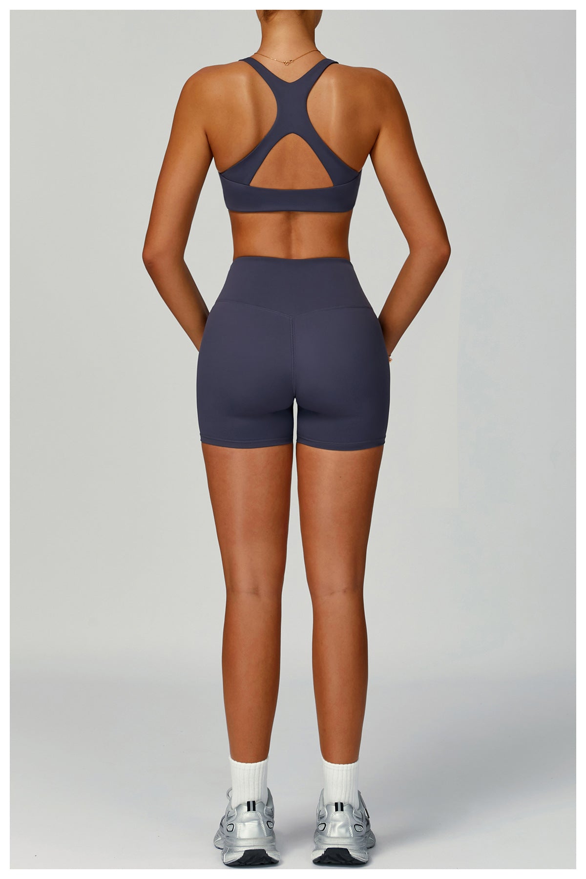 Sollinarry Sustainable Recycled Sports Underwear Hollow Out Cutout out Beauty Back Tight Sports Vest Women High Strength Yoga Bra