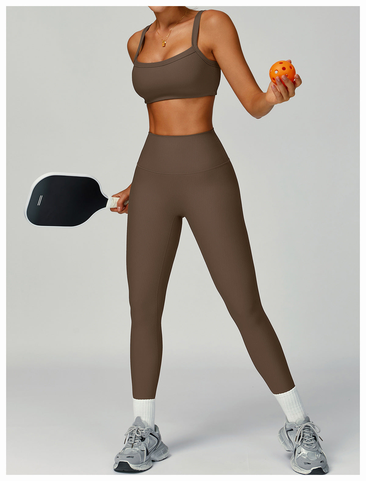 Thread Yoga Trousers High Waist Hip Lift Slim Skinny Pants Outdoor Sports Running Fitness Clothes