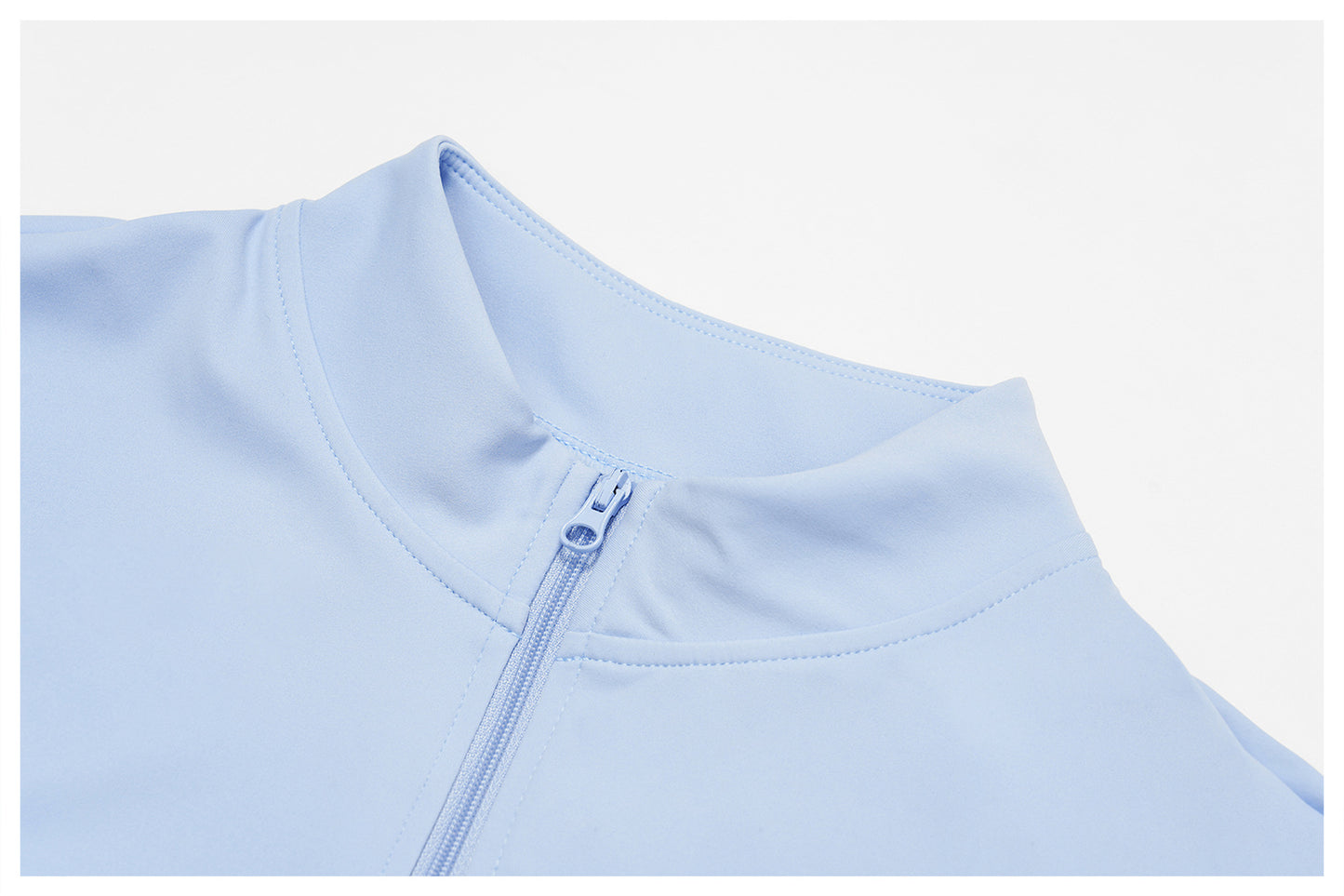 Nude Feel Yoga Short Sleeve Stand Collar Zipper Skinny Exercise Top Outdoor Running Fitness Short Sleeve