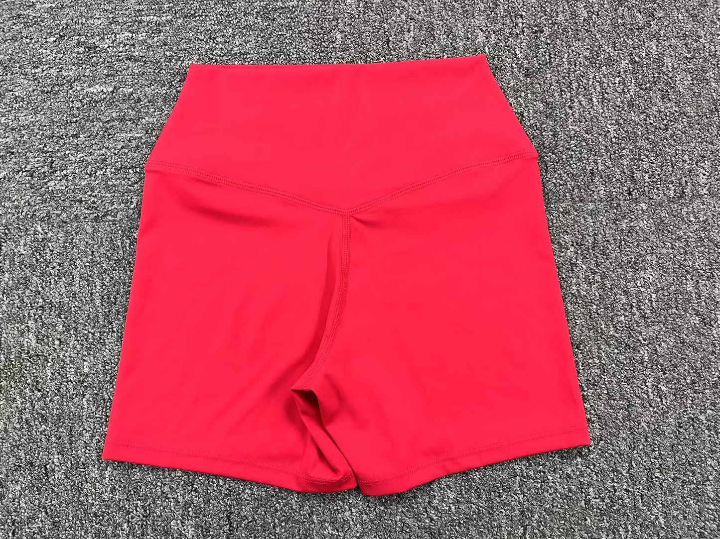 Peach Hip Raise Yoga Shorts Elastic High Waist Running Workout Shorts Tight Seamless Sports Shorts Women