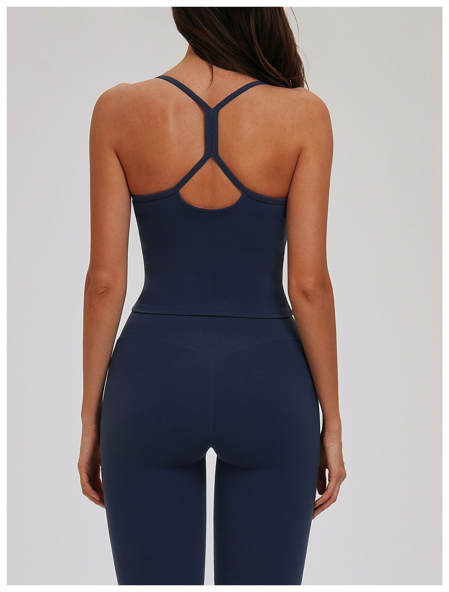 Tight Yoga Vest Outer Wear Casual All Match Thin Strap Vest Running Exercise Underwear