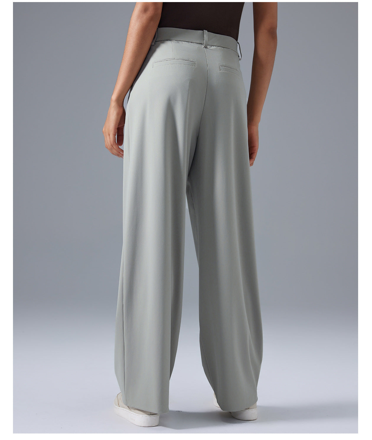 High Waist Drooping Sports Casual Pants Women Loose Slimming All Matching Wide Leg Pants Quick Drying Breathable Straight Trousers