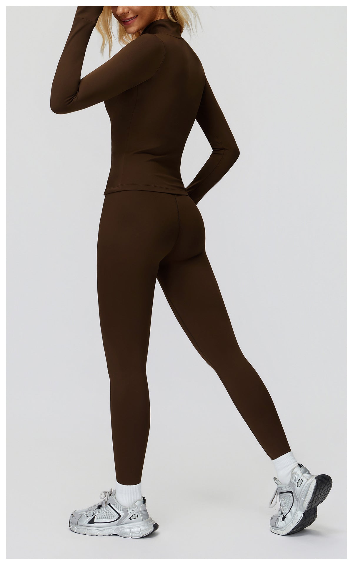Autumn Winter Yoga Trousers Fleece Lined Keep Warm High Waist Tight Trousers Outdoor Sports Running Fitness Clothes Women
