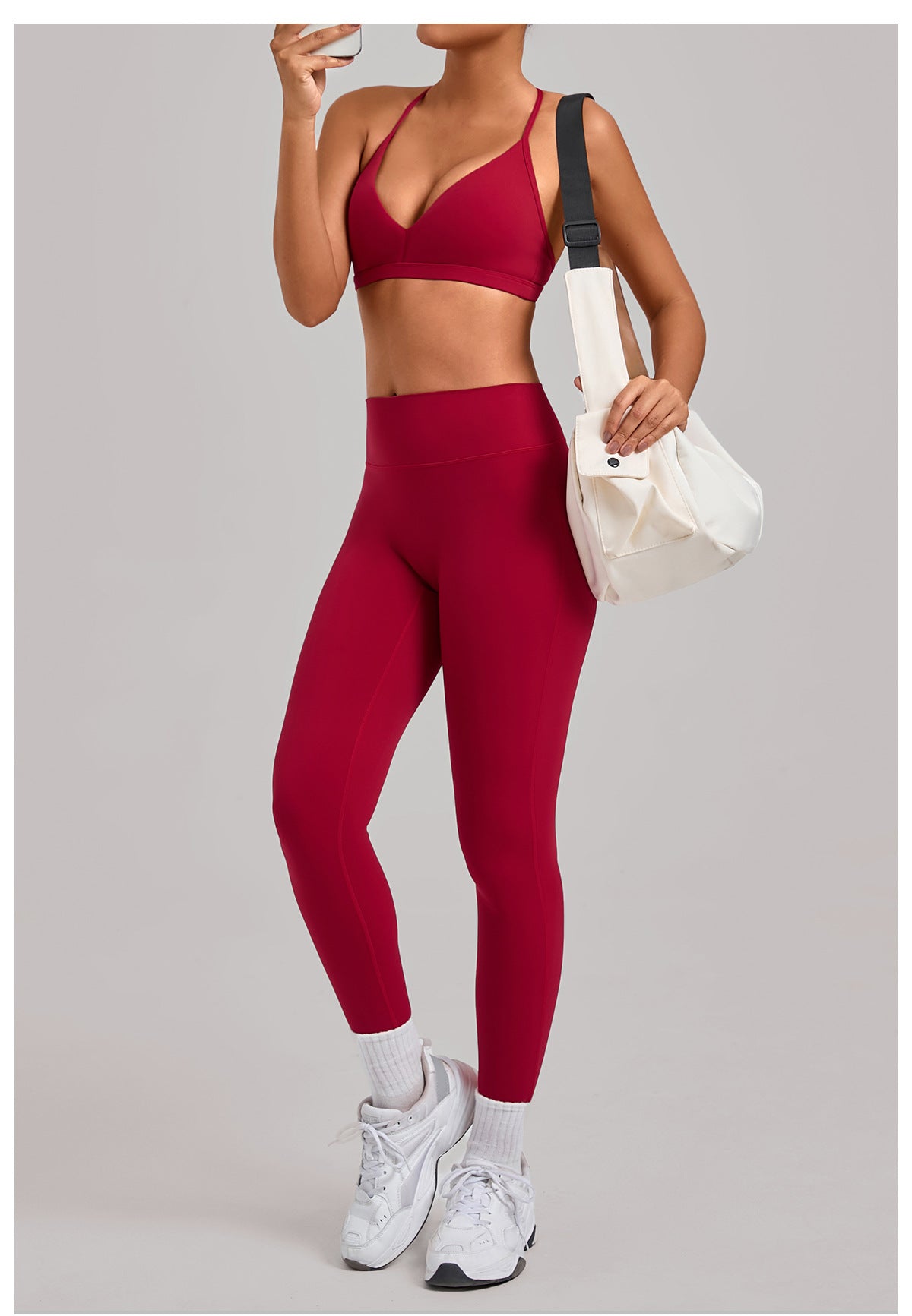 Tight Yoga Hollow Out Cutout out Beauty Back Shockproof Sports Running Fitness Casual Yoga Two Piece Sets