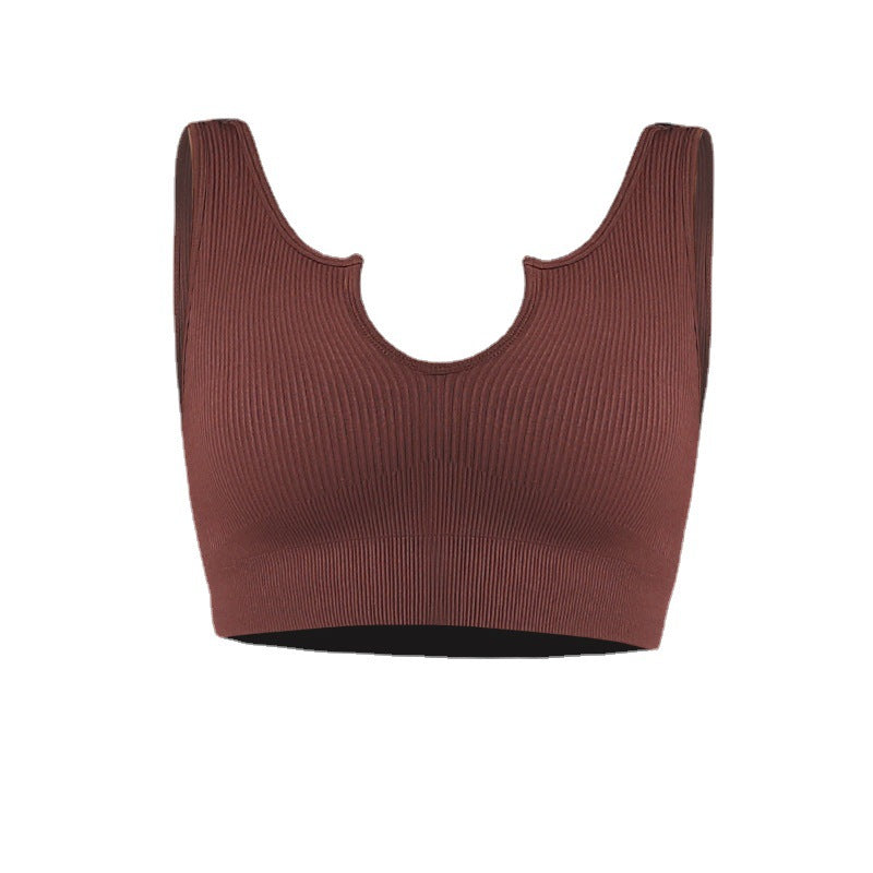Summer Quick Drying Yoga Vest One Piece Shockproof Push up Sports Bra Women Lulu Workout Bra Beauty Back