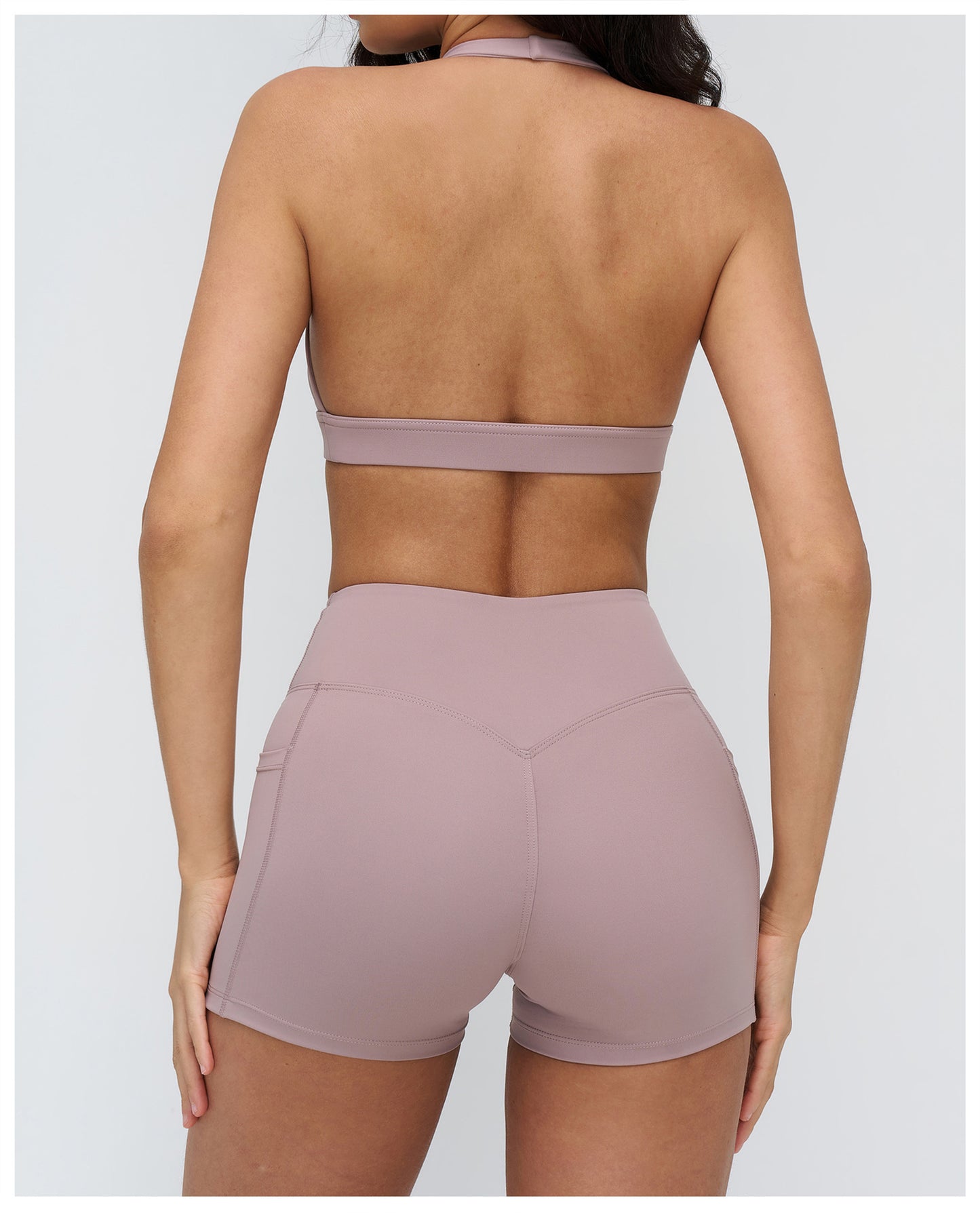 Nude Feel Yoga Bra Cross V neck Beauty Back Exercise Bra Fitness Running Exercise Underwear