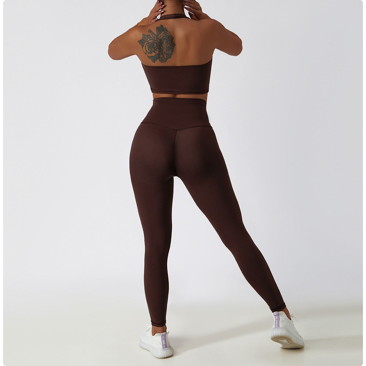 High Waist Hip Lift Fitness Pants Women Tight Outdoor Cycling Exercise Running Pants Breathable Quick Drying Nude Feel Yoga Pants