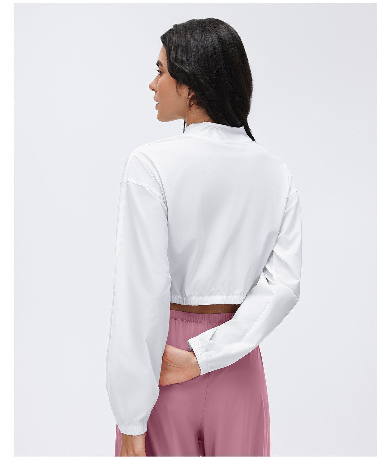 Waist Hollow Out Cutout out Short Coat for Women Spring Summer Solid Color Lightweight Breathable Casual Fitness Coat
