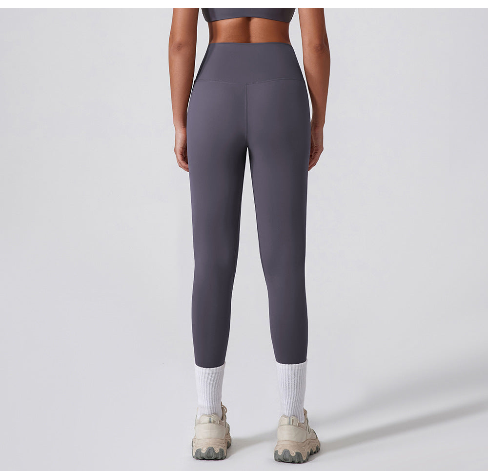 Yoga Pants Seamless Nude Feel Women Peach Hip High Waist Hip Lift Exercise Workout Pants Quick Drying Skinny Yoga Pants Women