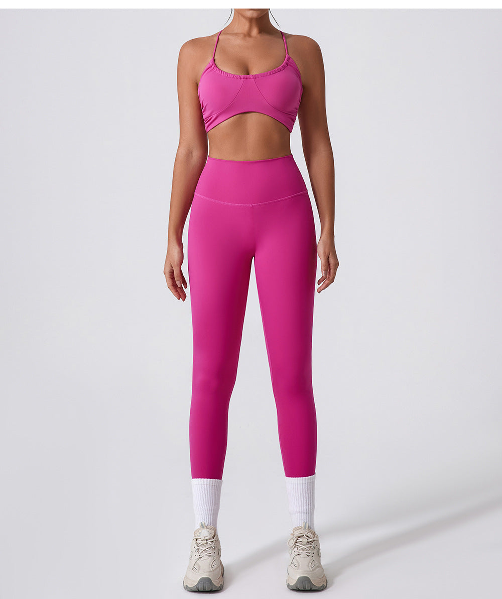 Yoga Pants Seamless Nude Feel Women Peach Hip High Waist Hip Lift Exercise Workout Pants Quick Drying Skinny Yoga Pants Women