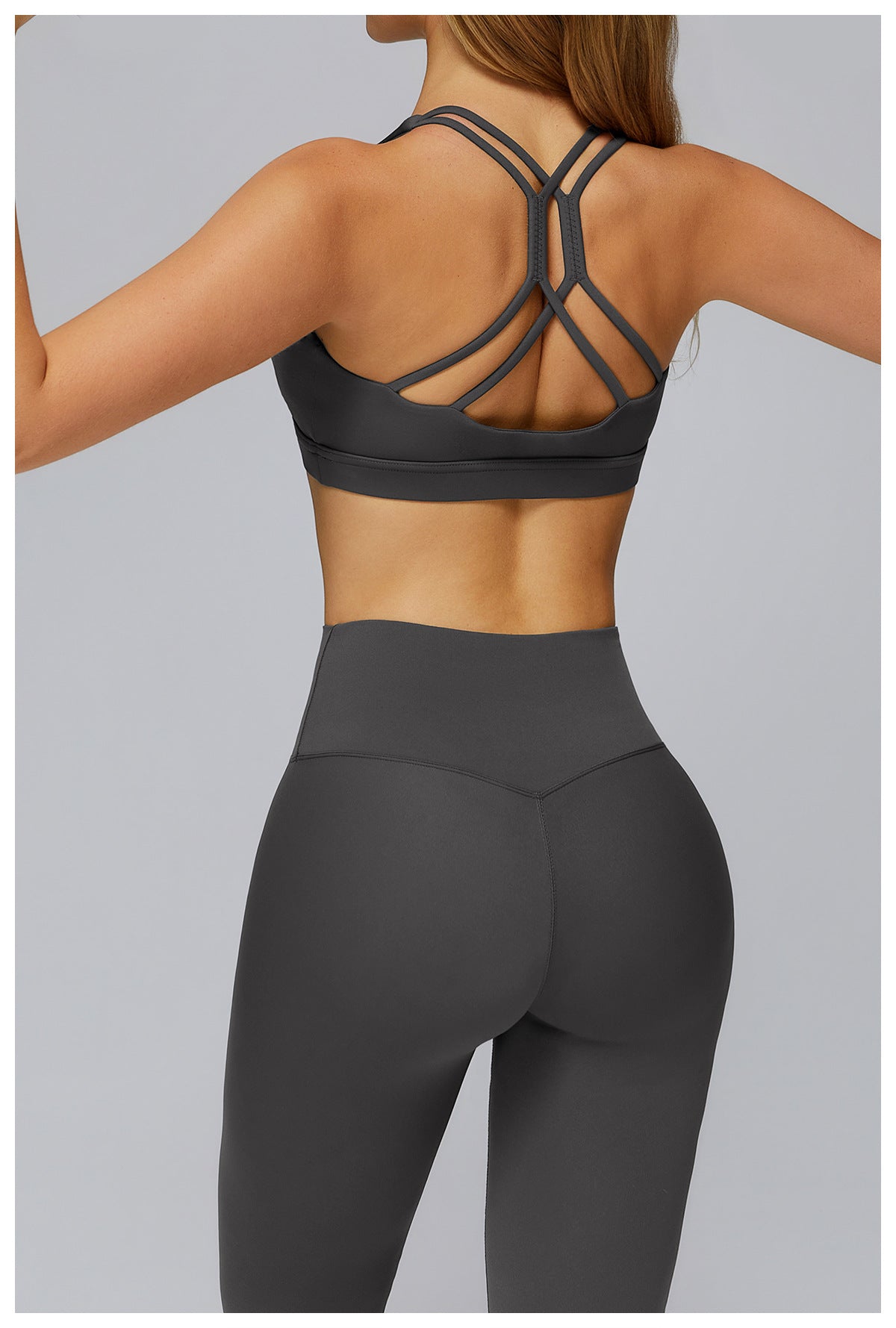 Cloud Sense Yoga Bra Cross Hollow Out Cutout out Beauty Back Tight Sports Underwear Running Sports Workout Bra
