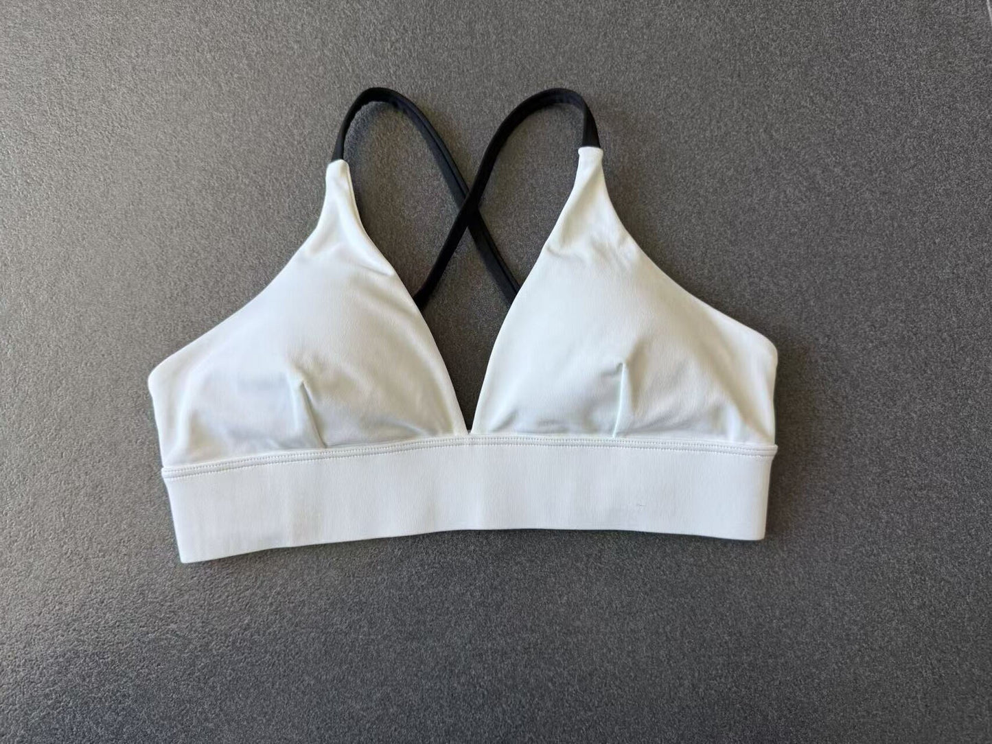 Women Autumn Sand Adjustable Shoulder Strap Sports Underwear Shockproof Color Matching Yoga Bra Outdoor Workout Clothes