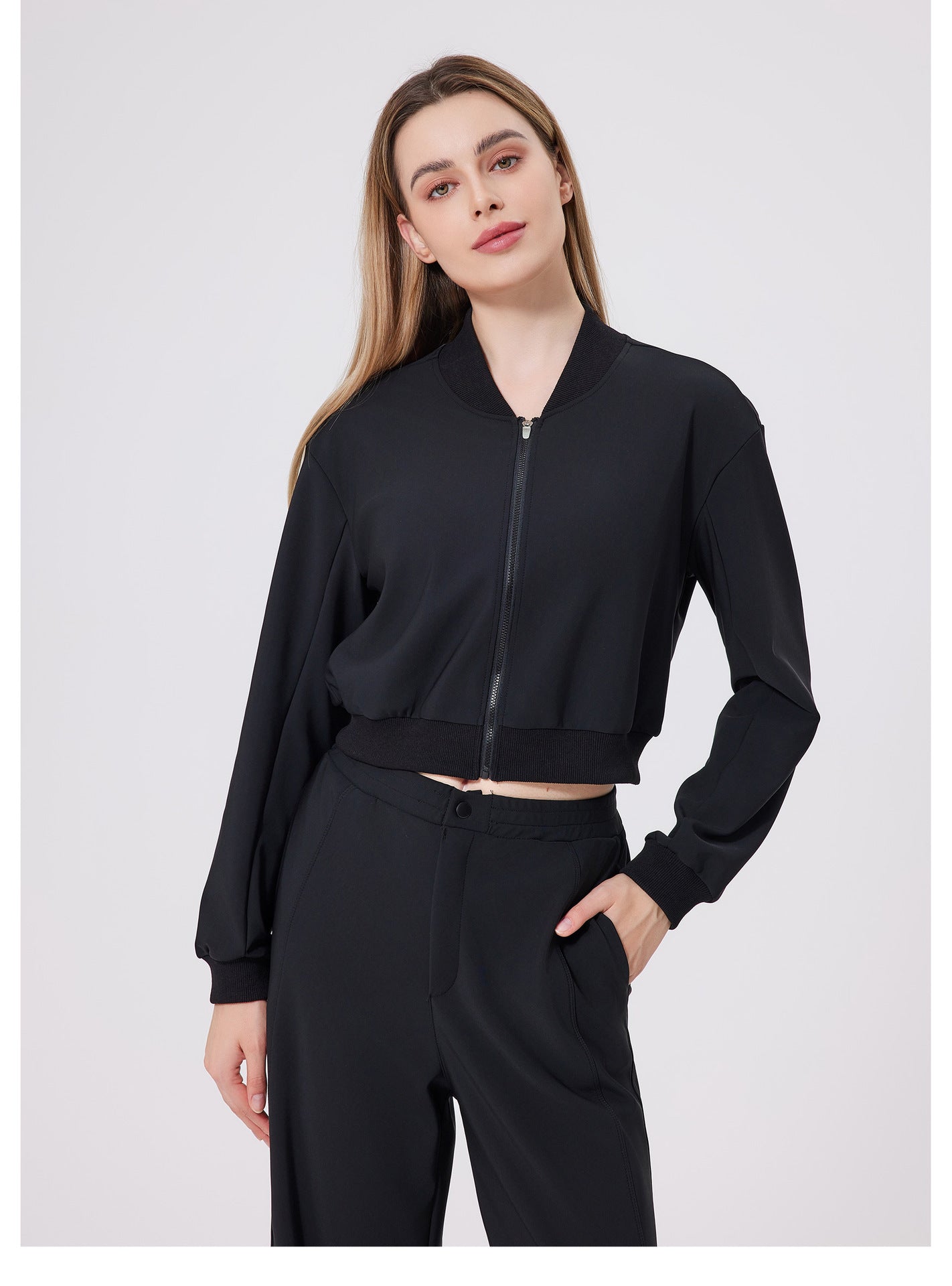 Autumn Winter Lightweight Thin Velvet Outdoor Casual Jacket Windproof Fitness Sports Long Sleeve Heat Preservation Warm Jacket