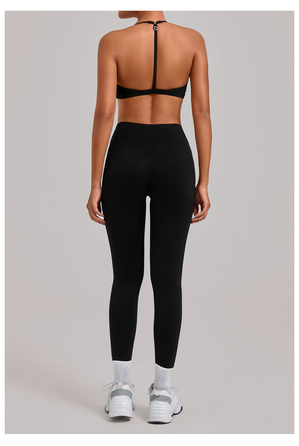 Tight Yoga Hollow Out Cutout out Beauty Back Shockproof Sports Running Fitness Casual Yoga Two Piece Sets