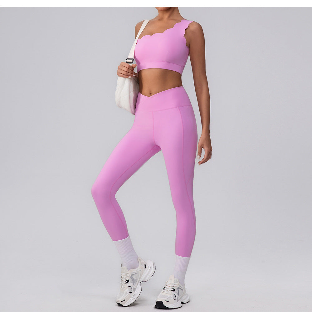 Seamless Quick Drying Yoga Pants Women V Arc Peach Sports Pants High Waist Hip Lift Fitness Trousers