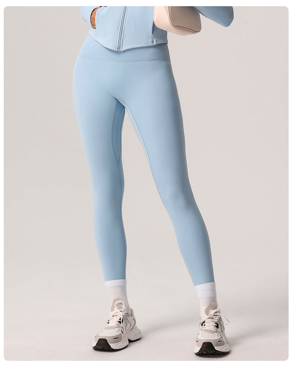 Velvet Tight Nude Feel Yoga Pants Women Quick Drying High Waist Belly Contracting Sports Tights High Elastic Hip Raise Fitness Pants