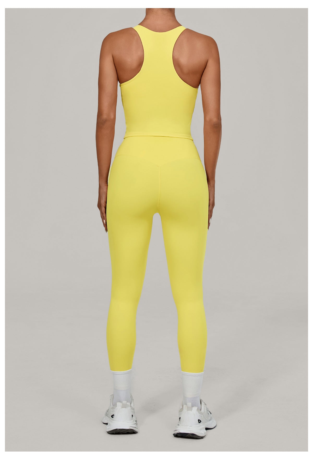 Nude Feel Yoga Suit High Waist Tight Yoga Clothes Women Quick Drying Running Outdoors Sports Fitness Clothes Two Piece Set
