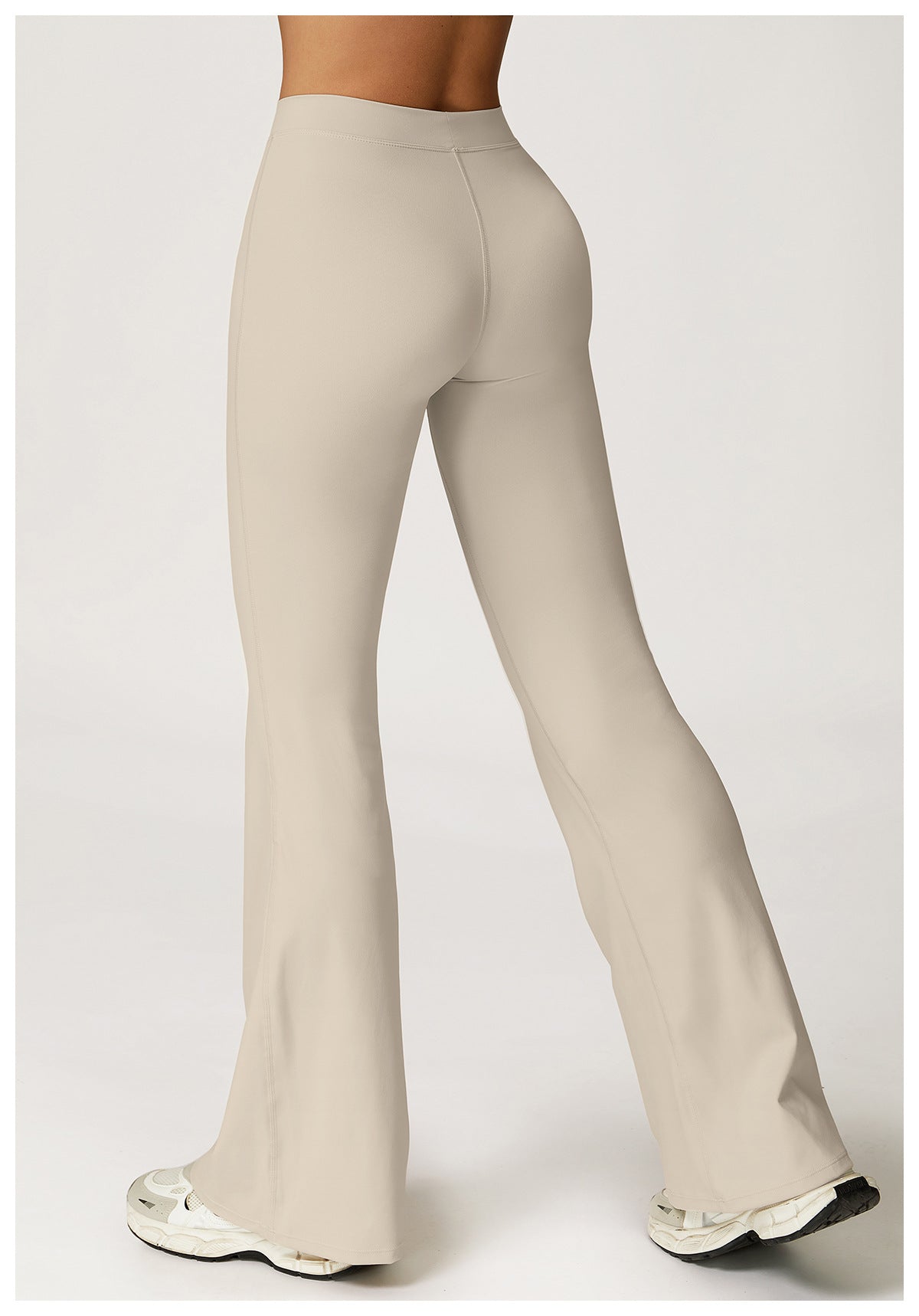 Brushed Sports Trousers High Waist Tight Wide Leg Slimming Bell Bottom Pants Sports Running Fitness Clothes