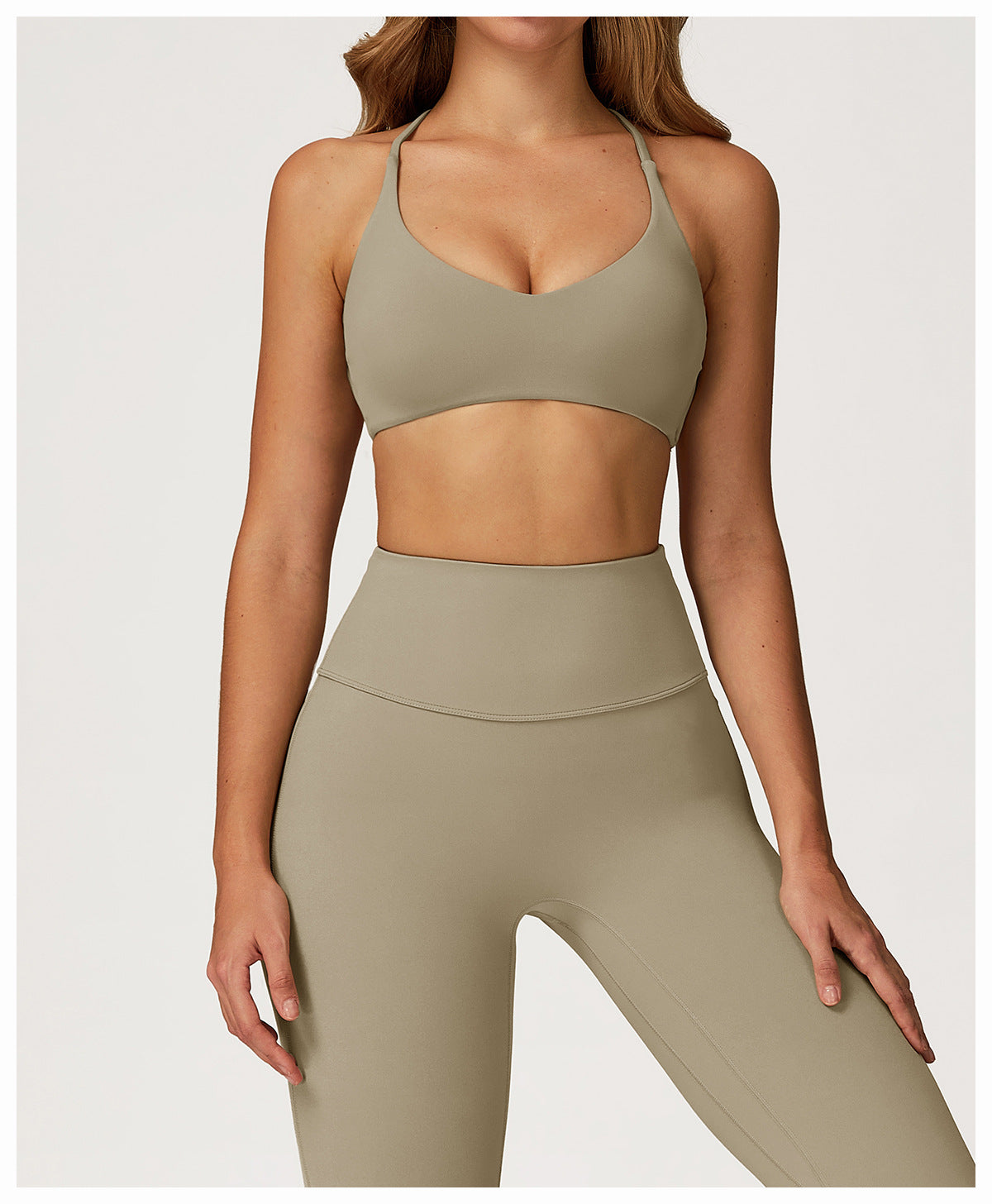 Cloud Sense Yoga Bra Quick-Drying Cross Back High Strength Workout Clothes Casual Running Exercise Underwear
