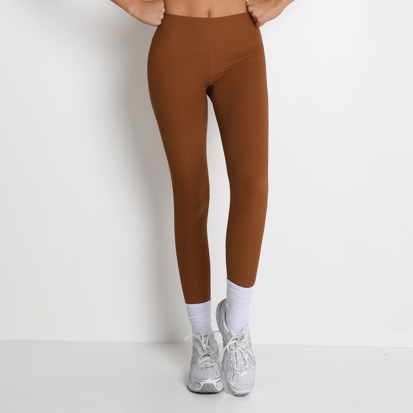 High Waist Thread Tight Pants Stable Support Hide Meat Show Long Yoga Running Not Tight Meat Hide Embarrassing Line