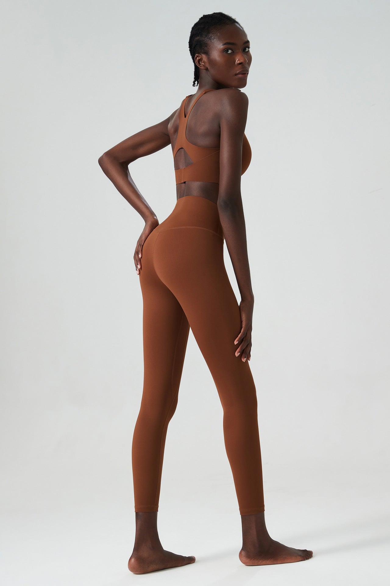 One Piece Breathing Cup Yoga Suit Yoga Fitness Suit Two Piece Sports Underwear