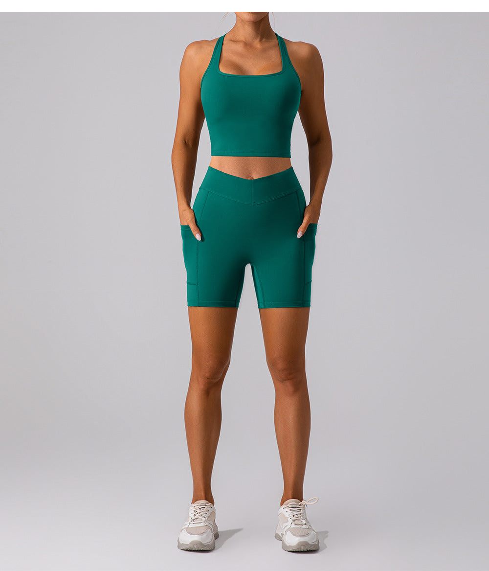 Autumn Winter Brushed Beauty Back Yoga Vest Quick Drying Dance Workout Top Outerwear Running Exercise Vest Women