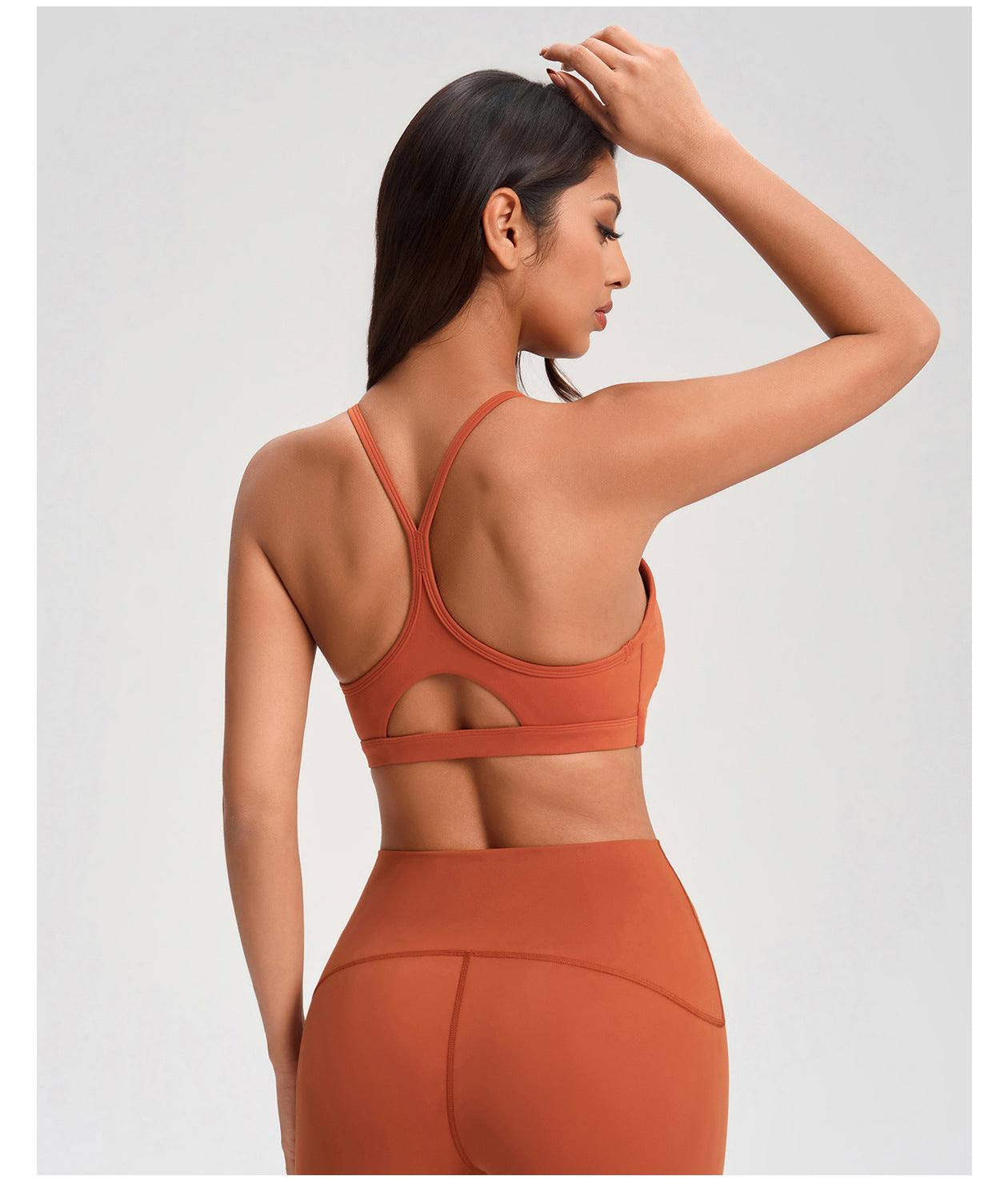 Sports Underwear Women Brushed Hollow Out Cutout out Beauty Back Running Workout Underwear Gather Shockproof Yoga Bra