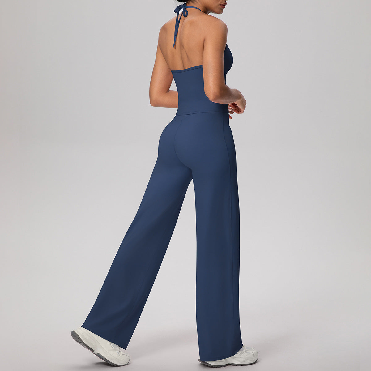 Bandage Vest Pants Suit-Badge Blue