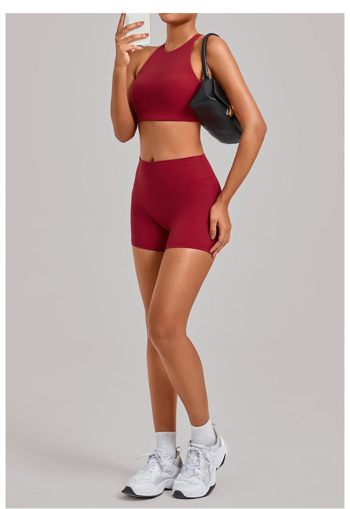 Cross Back Yoga Tight Quick-Drying Workout Clothes Detachable Chest Pad Sports Shorts Two Piece Sets Women