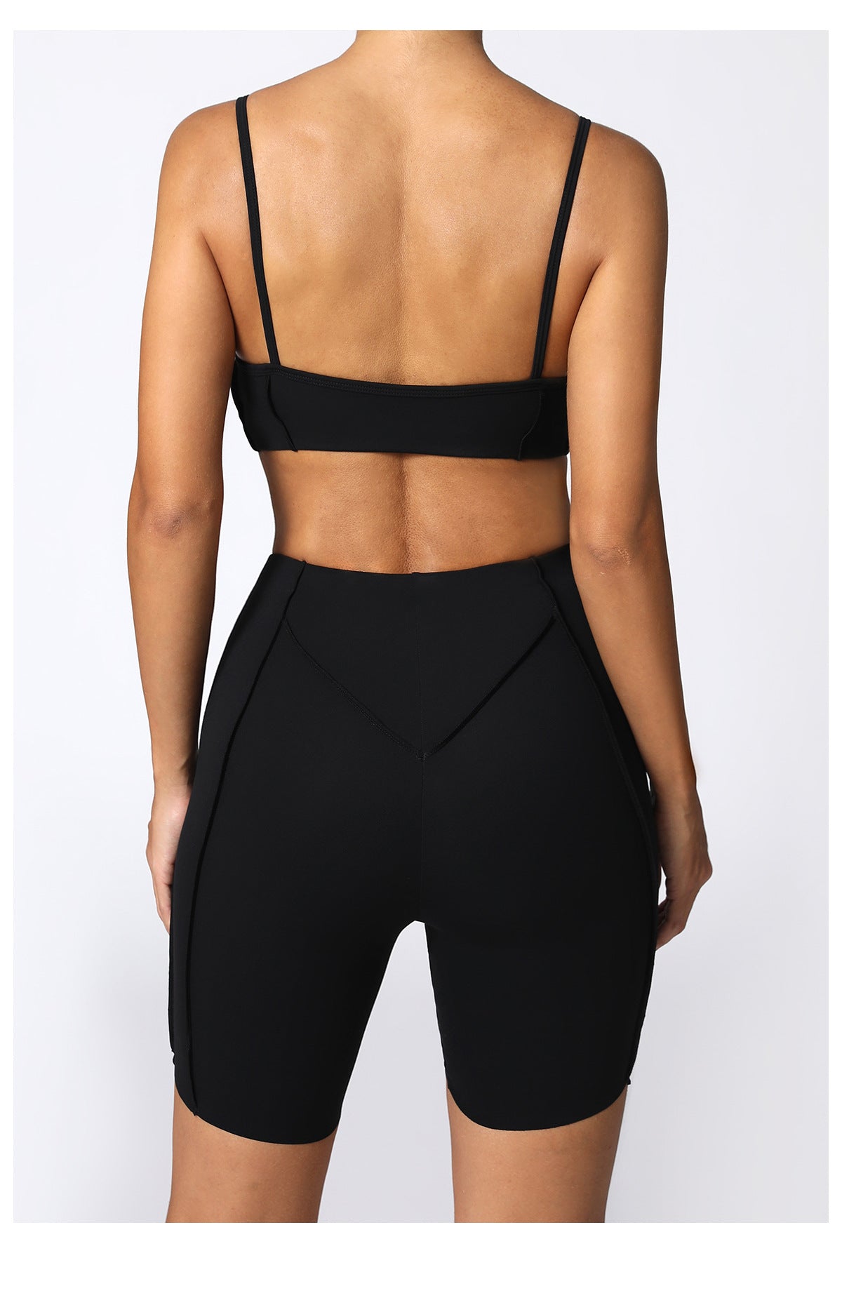 Tight Brushed Yoga Quick Drying Workout Clothes Summer Running Sports Set