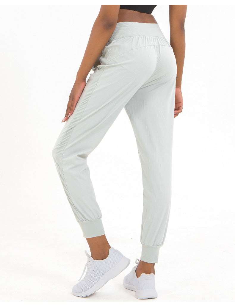 Arrival Running Casual Sports Trousers Ankle-Tied Breathable Quick-Drying Fitness Yoga Trousers