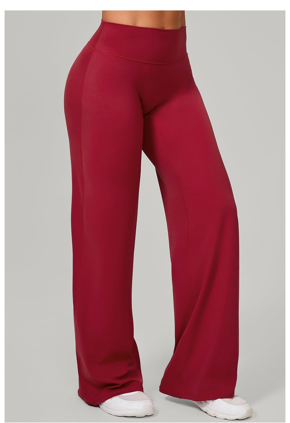 Autumn Sand Pilates Straight Yoga Pants All Match Loose Wide Leg Pants Running Sports Fitness Hip Showing Trousers