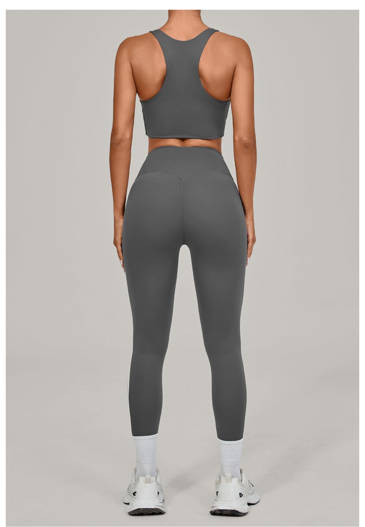 Nude Feel Yoga Suit High Waist Tight Yoga Clothes Women Quick Drying Running Outdoors Sports Fitness Clothes Two Piece Set