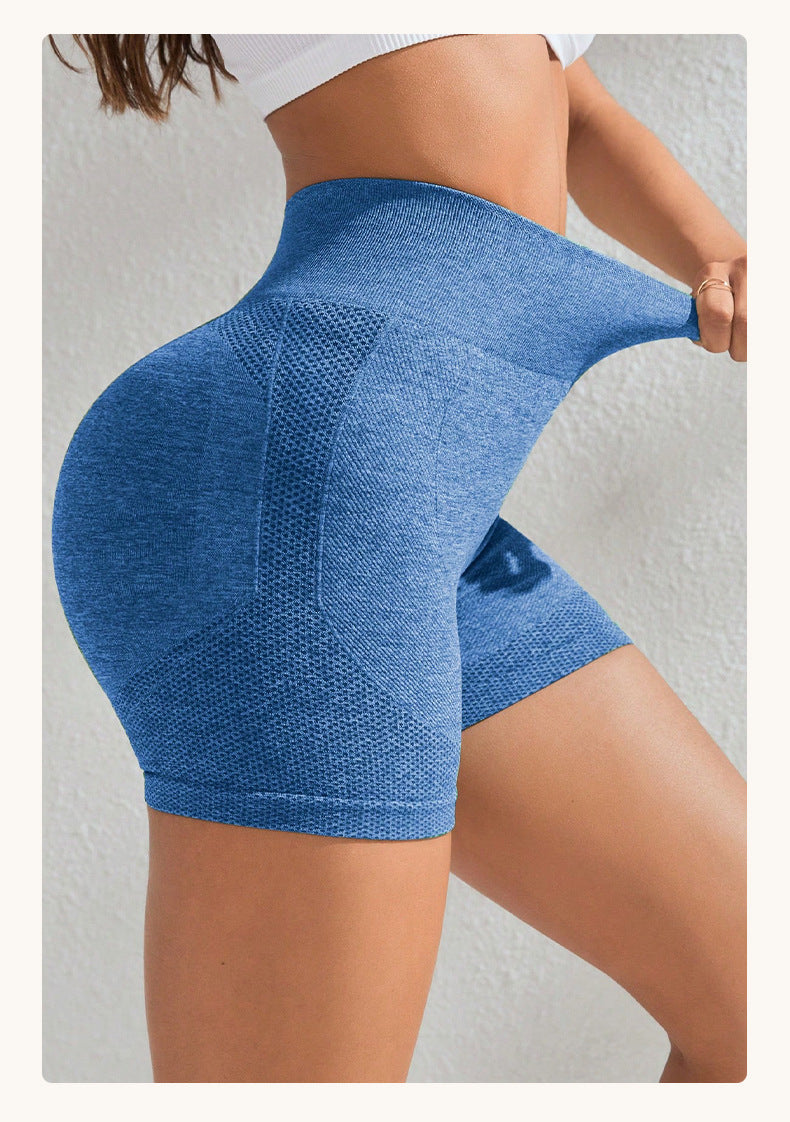 Yoga Pants Women High Waist Peach Hip Quick Drying Skinny Running Fitness Pants Stone Washed Solid Color Sports Pants